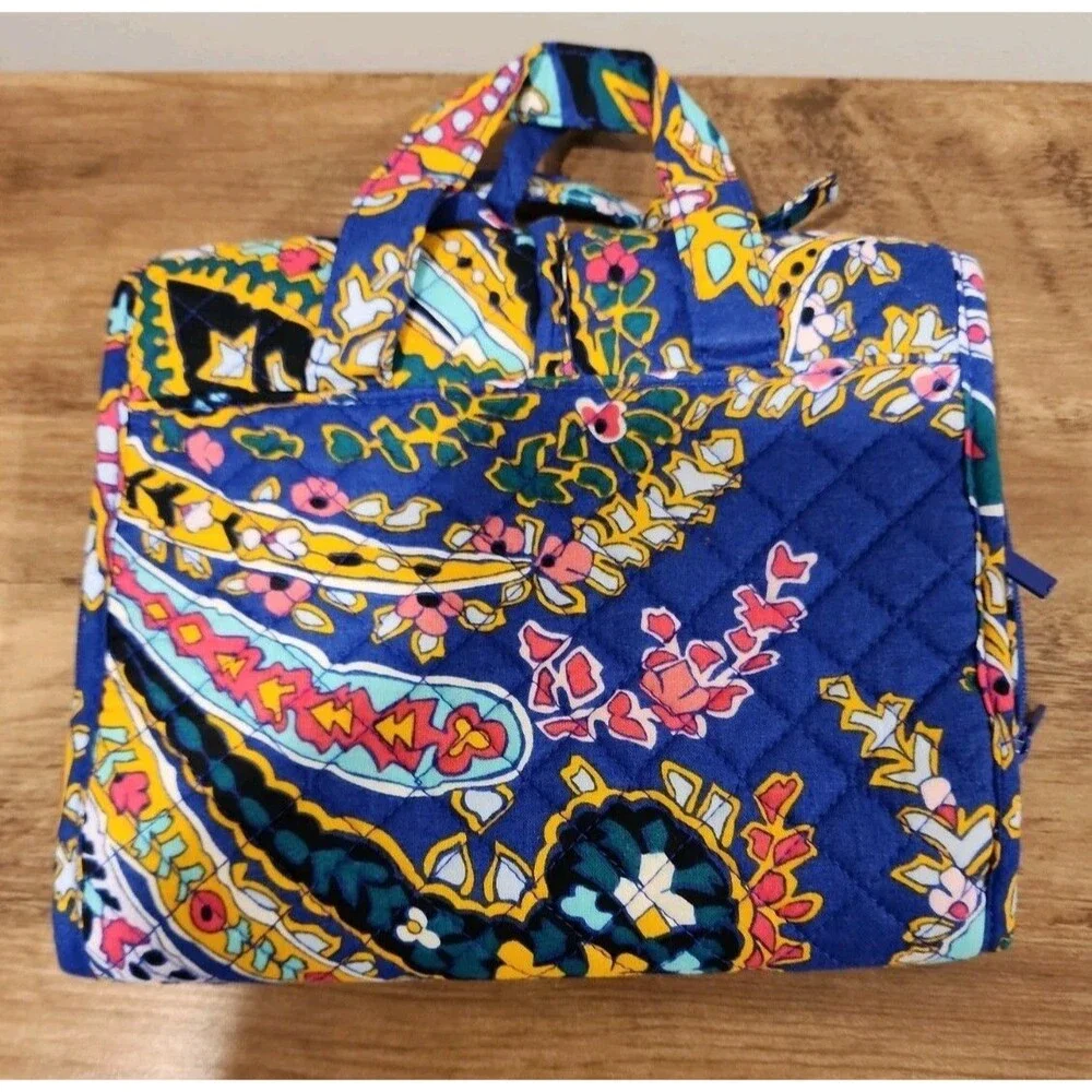 New VERA BRADLEY ROMANTIC PAISLEY ICONIC HANGING TRAVEL BEAUTIFUL ORGANIZER